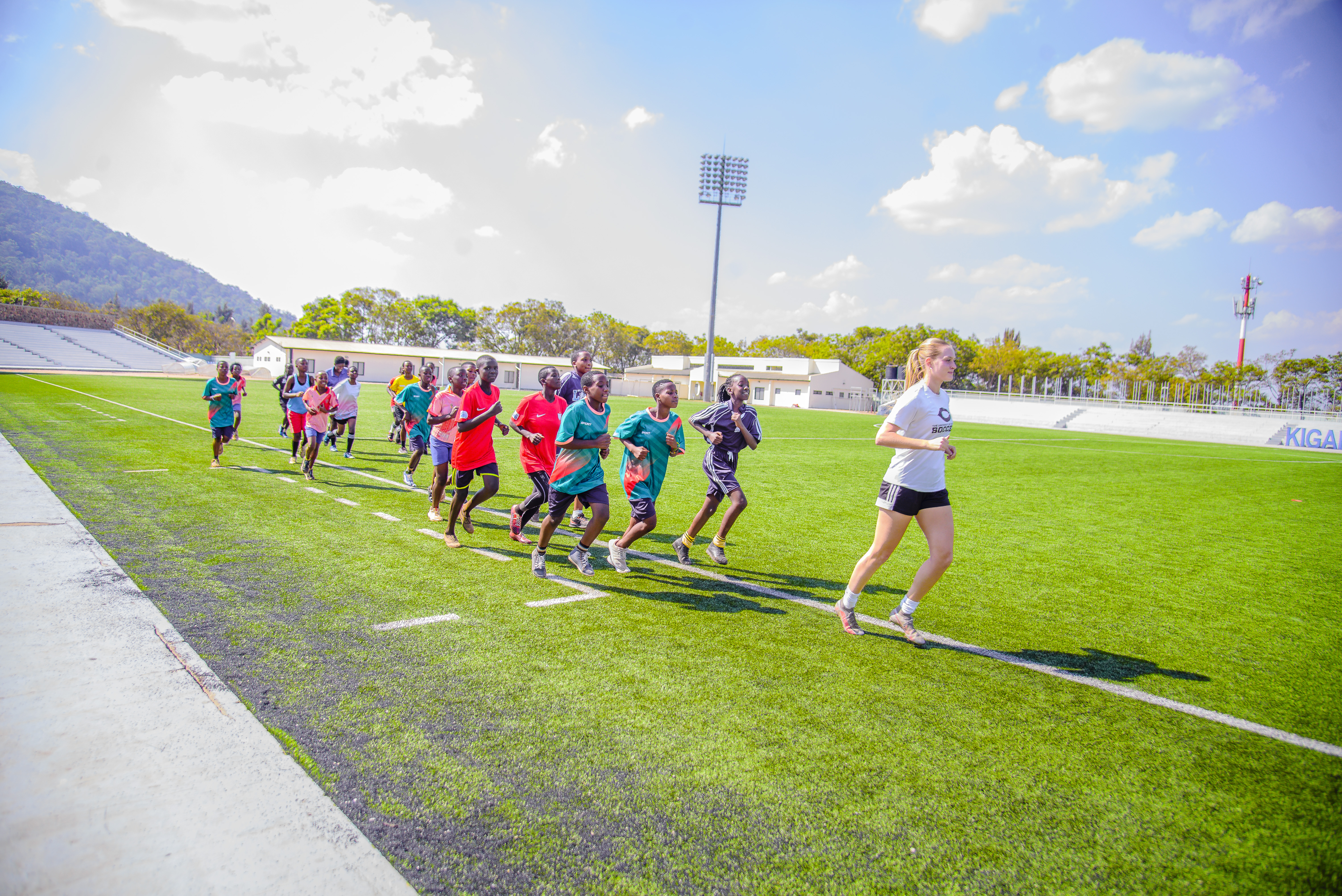 Girls Team in Action